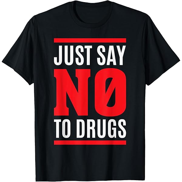 SAY NO TO DRUGS Tシャツ Футболка “Say No To Drugs” 🚫 Watching isn't seeing